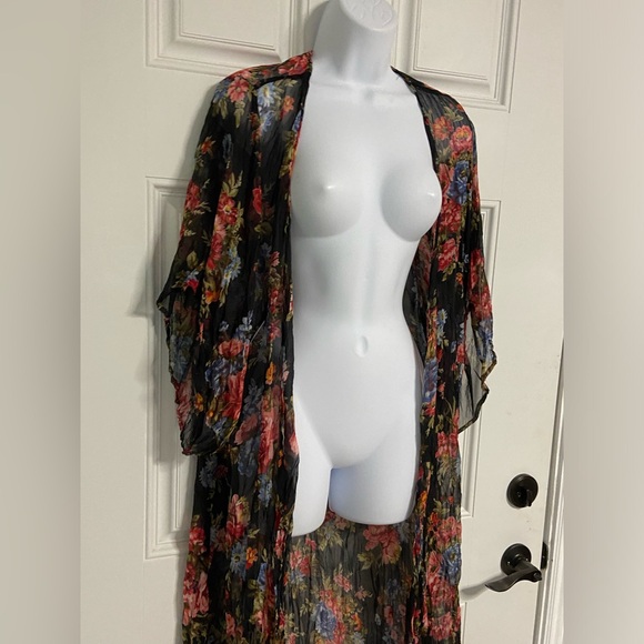 10- HONOLUA WAHINE Floral Open Front Cardigan - Picture 2 of 6